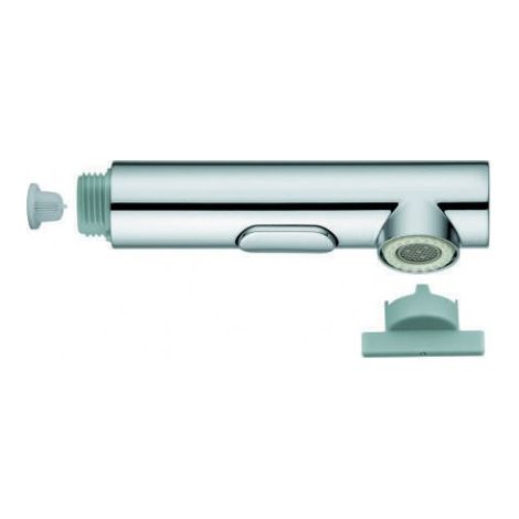 Douchette de cuisine 48474 avec douchette extensible, 2 types de jets, chromé (1/4)