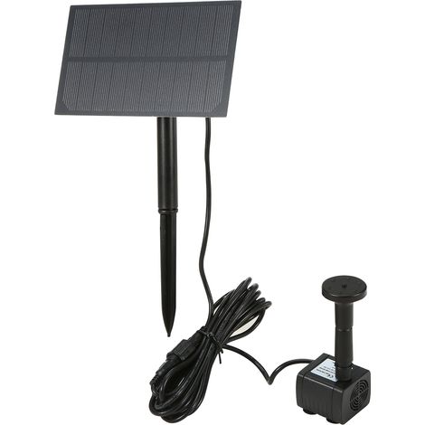 5,5V 1,5W Solarbrunnenpumpe, polykristallines Siliziumpanel, Vogeltränke.