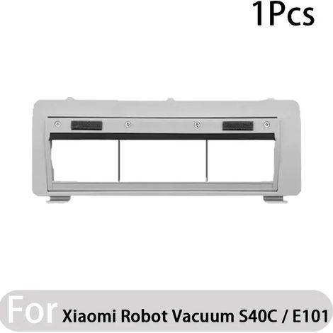 (Vert armée) Compatible avec (Aspirateur robot Xiaomi S40C / E101 - Kit de pièces détachées et accessoires - Brosse latérale principale - Filtre HEPA (1/4)
