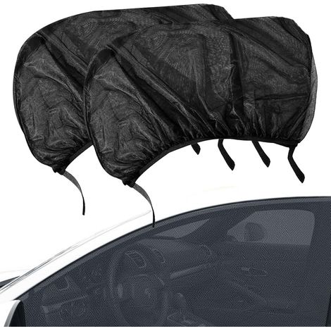 Moustiquaire de voiture en filet - Protection anti-UV adhésive pour vitres  Pare-soleil latéral, rideaux occultants pour plus d'intimité et de confort en voyage (1/5)