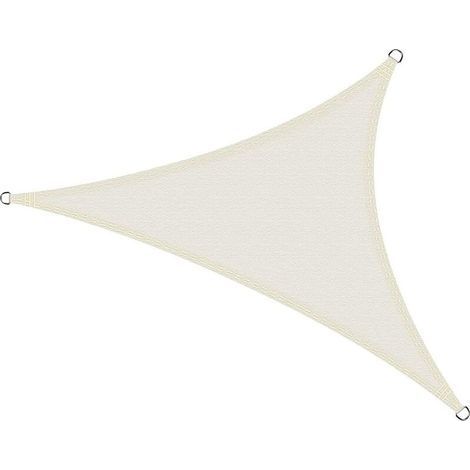 TAISHENGDA-Voile d'ombrage Triangulaire Imperméable 6x6x6m, Toile Ombrage HDPE Respirant Protection Rayons UV, pour Résistant et Respirant pour Jardin Terrasse Camping Fête Piscine, avec 3 Morceaux de (1/5)