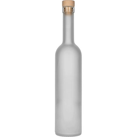 Bottiglia di vetro congelata con tappo a fungo da 500 ml, 1 pezzo (1/4)