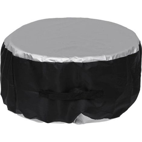 Protection de Roue Universelle - Housse Anti-Soleil et Imperméable, Sac de Stockage pour Pneu de 13 à 23 Pouces, Tissu Oxford 210D Noir, Dimensions S(65x30cm)/L(80x47cm) (1/5)