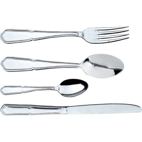 6 x couteaux de table CONTOUR - Inox - 22,8cm - Lebrun couverts