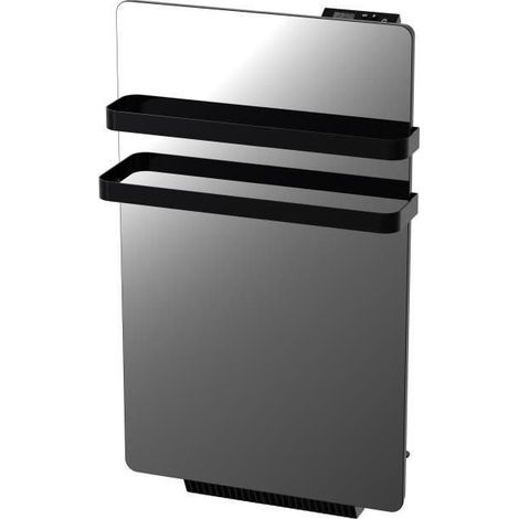 Carrera – Sèche-serviettes électrique 1400W – Soufflerie LCD 900W – Thermostat écopilote – Format vertical plat miroir — vue 4