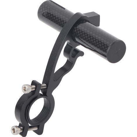 Support GPS Vélo Extenseur de Guidon Noir pour Phares et Unités (1/5)