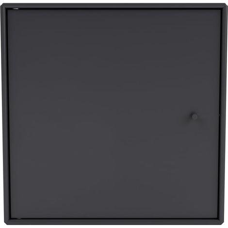 [GEBRAUCHT] B-Ware Montana   Mini Regalmodul Mit Tür Anthrazit Aufbewahrung Regal Modul Regalfach