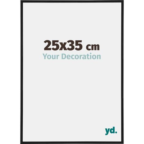 yd. - Cadre photo 25x35 - Noir Mat - Plastique - Annecy