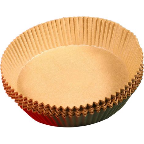 Sacs en papier jetables : feuilles de papier sulfurisé résistantes à l’huile, sacs pour paniers et bols ronds (1/5)