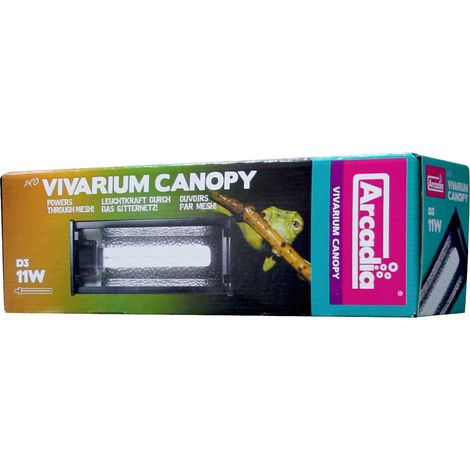 Arcadia - Canopy Vivarium-Aufsatzleuchte, Kompakt - 1x11W (1/4)