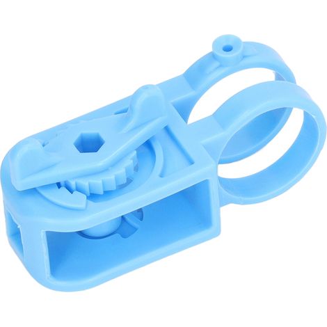 40 Stück Elektrozaun-Isolatorspanner, fester Halt, korrosionsbeständig, Rohrpfostenisolator, Spanner, blau (1/5)