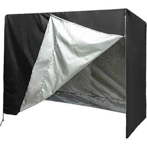 BARKBUSTERS Housse de protection pour balancelle de jardin, 2/3 places, étanche, anti-poussière, anti-UV, indéchirable, pliable pour balancelle de jardin, terrasse, cour (1/5)