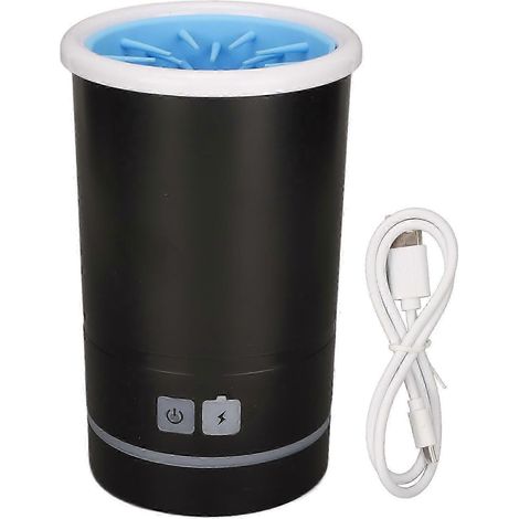Nettoyeur de pattes de chien électrique automatique, rapide et efficace, rechargeable par USB, compatible avec les foyers et les animaleries. (1/5)