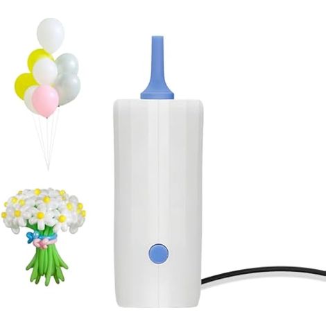 Pompe à ballon électrique en ABS pour gonfleur de ballons longs pour fête d'anniversaire, décoration de ballons en forme d'animal torsadé (bleu) (1/5)