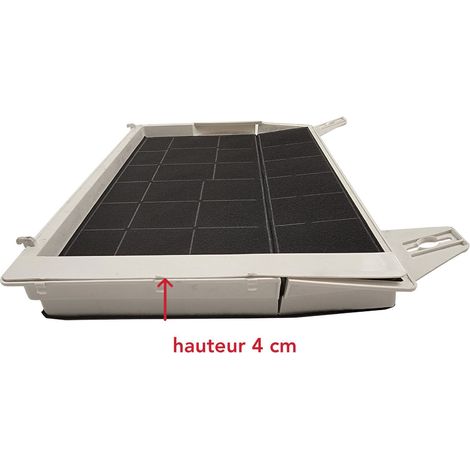 Filtre charbon DHZ1100 (42427-3486) (00460736, 460736) Hotte SIEMENS, BOSCH, NEFF (1/2)