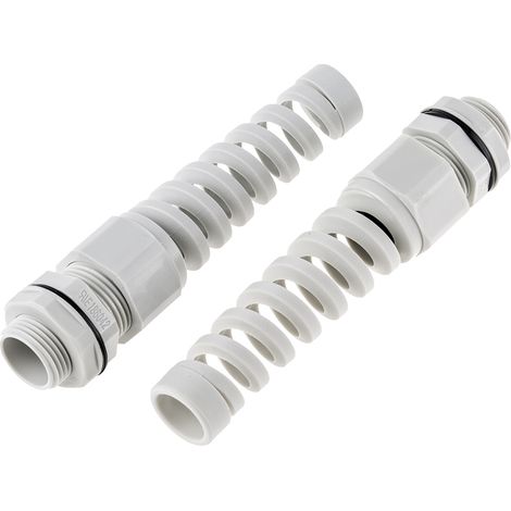 Presse-étoupe M20 en Nylon 66 pour câble de 10mm à 14mm, avec contre-écrous, IP68 ( Prix pour Paquet de 10 )