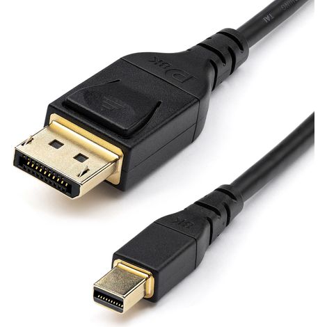 StarTech.com Cavo da Mini DisplayPort a DisplayPort 1.4 certificato VESA da 2m- 8K 60Hz HBR3 HDR - Cavo da mDP a DP 1.4 Super UHD - Sottile (34 AWG) Ultra HD 4K 120Hz - Cavo monitor/video