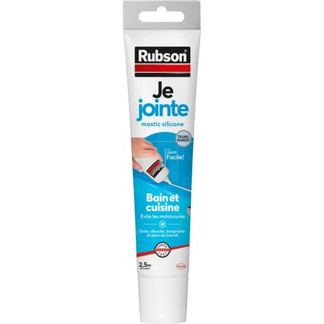 RUBSON silicone, trasparente, 50 ml Rubson