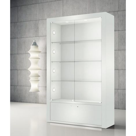 Vetrina in Cristalli Temperati con Faretti LED 60 x 40 x 210 cm VE/60