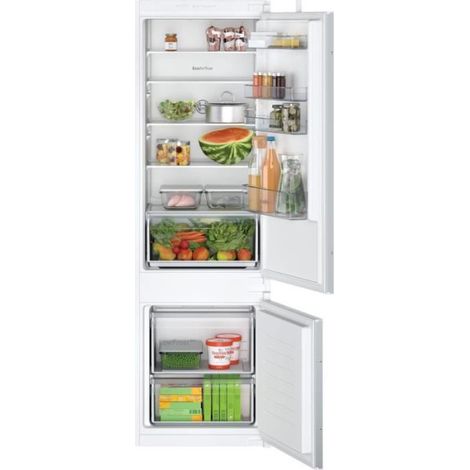Refrigerateur - Frigo combiné intégrable BOSCH SER2 -KIV87NSE0 - 2 portes - 270 L - Classe E (1/5)