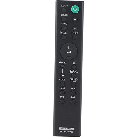 Télécommande de remplacement pour barre de son Sony HT-CT390, HT-RT3, SA-CT390 et SA-WCT390 (1/5)