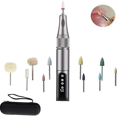 USB-Akku-Poliermaschine, wiederaufladbares Polierwerkzeug-Set mit Drehzahlmesser (1/5)
