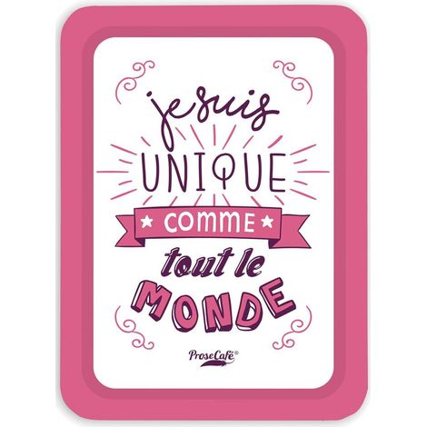 Plateau Je suis unique comme tout le monde