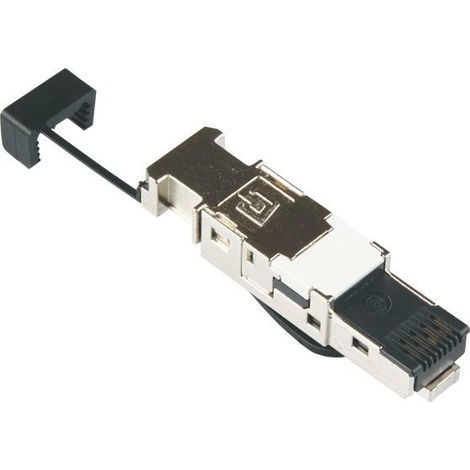 Metz-Connect Conector RJ45 negro Cat.6A 10 Gbit/s