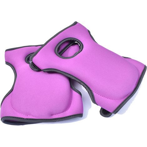 1 Paire Genouillères Confortables Genouillères Antidérapantes Protection Genoux Épaissies, Idéal Comme Genouillères pour Travail, Genouillère Sport, Genouillère Jardin,violet (1/3)