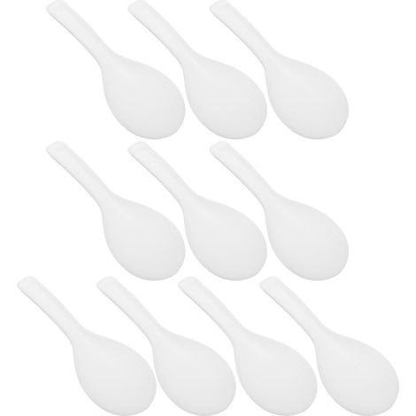 10 cuillères riz PP non-adhésives compactes, résistantes chaleur, pour buffet, préparation et service (1/5)