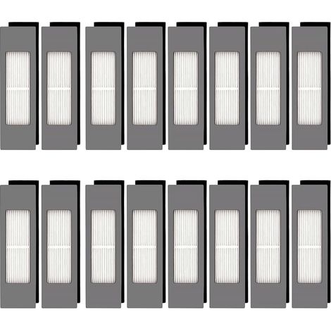 VORNE (16 Stück) N10 HEPA-Filter für Ecovacs DEEBOT OZMO N10 N10 Plus 920 950 T8 AIVI Max T9 T5 N5 N7 N8+ N8 Pro Plus Saugroboter (1/5)