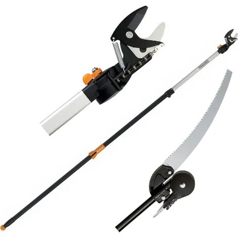 Svettatoio Telescopico Professionale Fiskars UP86 - Asta 240/400 cm - Taglio 35 mm (1/10)