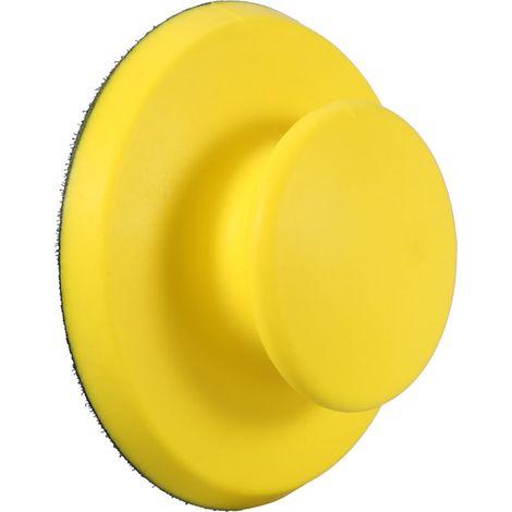 Disque de ponçage rond floqué de 2/3/4/5 pouces pour meuleuse manuelle, disque de polissage recommandé pour une utilisation avec la meuleuse manuelle GS09859 avec papier de verre. (1/5)