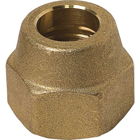 Tuerca latón para Aire Acondicionado  Medidas  Accesorios Fontanería: 3/8''