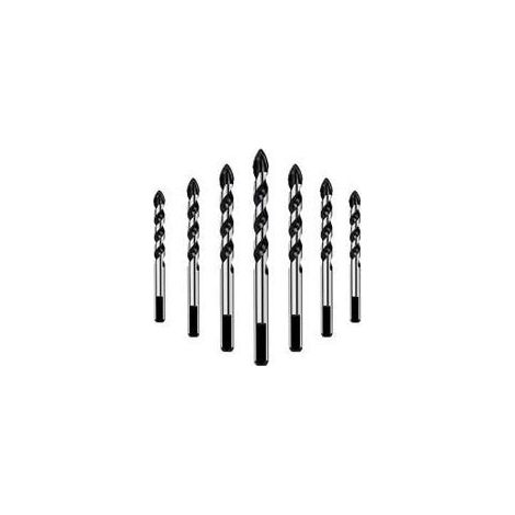 7 pieces foret set pour carrelage, verre, béton, pierre, brique, carreaux, ceramique et miroirs(3mm 4mm 5mm 6mm 8mm 10mm 12mm) (1/5)
