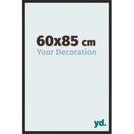 yd. - Cadre photo 60x85 - Noir Brillant - Aluminium - Miami (1/5)