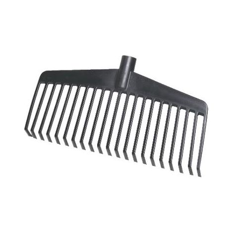 IDEAL Râteau à feuilles en plastique , largeur de travail 380 mm