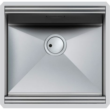 Foster Milano 1013 850 Fregadero encastrado bajo encimera Rectangular Acero inoxidable (1/3)