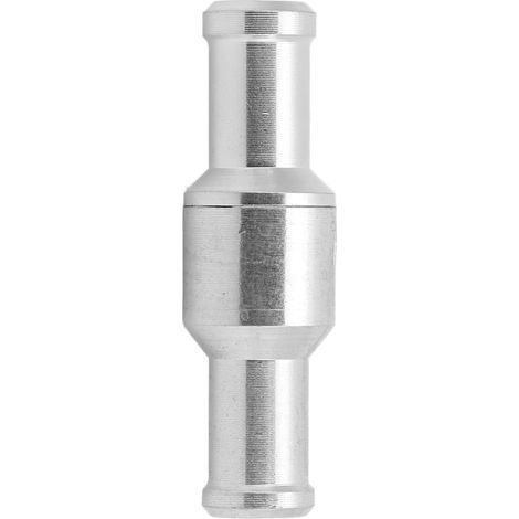 Clapet anti-retour unidirectionnel en alliage d'aluminium argenté pour conduite de carburant eau huile diesel essence 10mm (1/5)