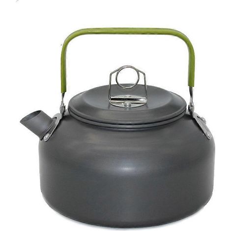 Bouilloire portable robuste et compacte de 0,8 L, idéale pour les voyages, le camping et la randonnée. Fonction thé/café et chauffe-eau. (1/5)