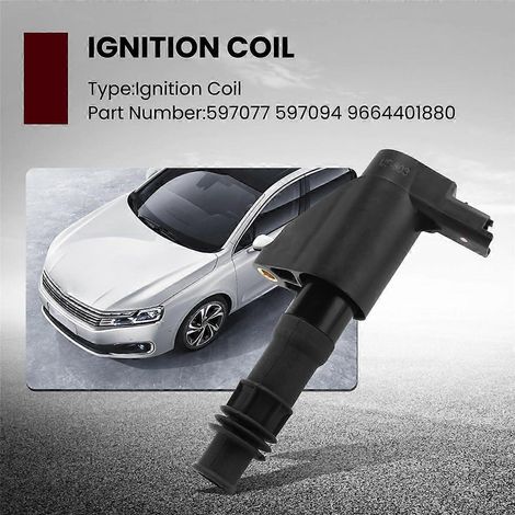 Zündspule 597077 für PEUGEOT Citroen FIAT RENAULT Lancia--