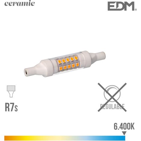 Lineare EDM-LED-Glühbirne 78 mm R7S 5,5 W 800 lm 6400 K Kaltlicht Ø1,6 x 7,8 cm