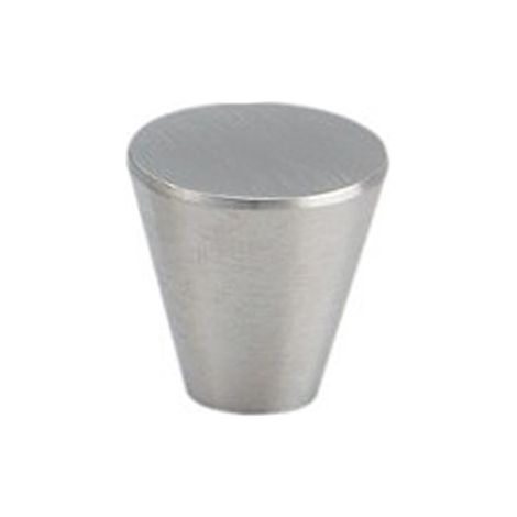 Konischer Knopf Ø20 x 27 mm DESIGN MATT Edelstahl gebürstet - DMK005.IN.20.5