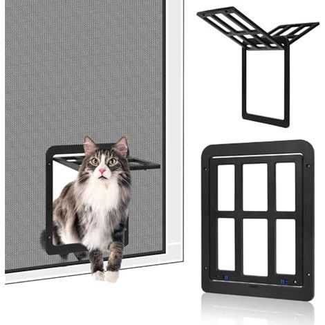Volet magnétique pour chien et chat, porte-moustiquaire durable pour chien, couverture de porte automatique pour petits chiens, chiots et chats, noir solide pour porte coulissante moustiquaire et véra
