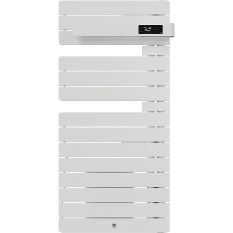 Elektrischer Handtuchheizkörper Allure 4 Klassisch Stange rechts 1500W Hochglanzweiß - THERMOR - 483339 (1/4)