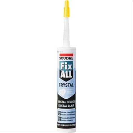 Mastic colle int. et ext. Fix All 290ml translucide SOUDAL