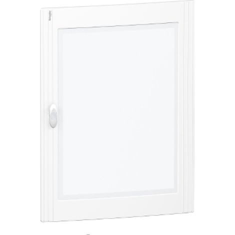 Porte transparente 550x900x20mm pour coffret 4x24M saillie (PRA10268W) ou encastré (PRA22424W) IP40 PRAGMA