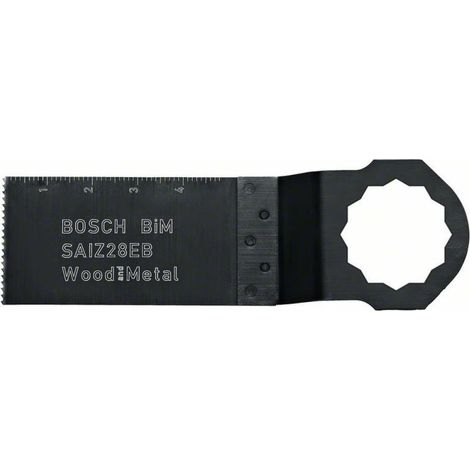 Bosch BIM Tauchsägeblatt SAIZ 28 EB, Wood and Metal, 50 x 28 mm 2608662038