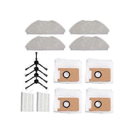 Accessoires de rechange pour robot T20 : filtres HEPA, brosses latérales, sacs à poussière, pièces détachées (1/5)