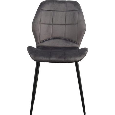 Sedia in velluto imbottita 49 x 56 x 86 cm (1/3)
